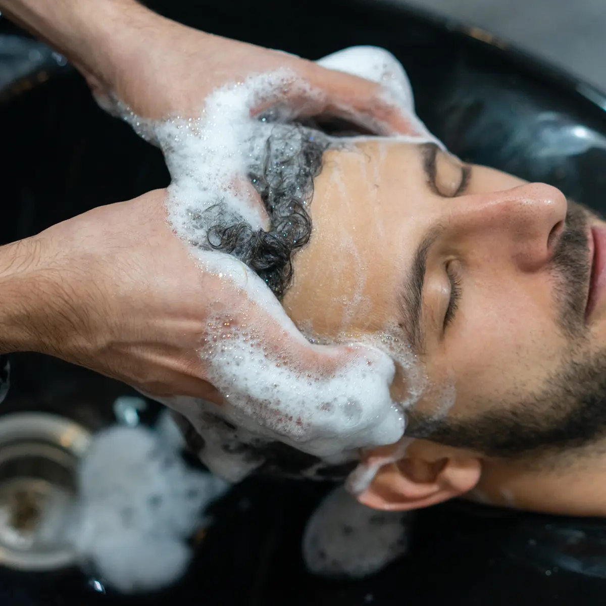 Relaxing hair spa treatment at Angel's Touch salon